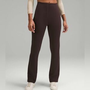 NWOT Lululemon Smooth Fit Pull-On High-Rise Brown Pants